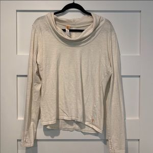 lucy • cream cowl neck pullover
